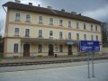 Cesta vlakem - nádraží v Nové Peci