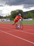 Honza Odvárka bojuje při sprintu