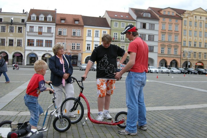 Spokojený zákazník po koupi Kickbike Freeride