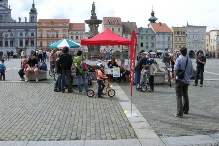 E-kolobezka.cz před Samsonovou kašnou