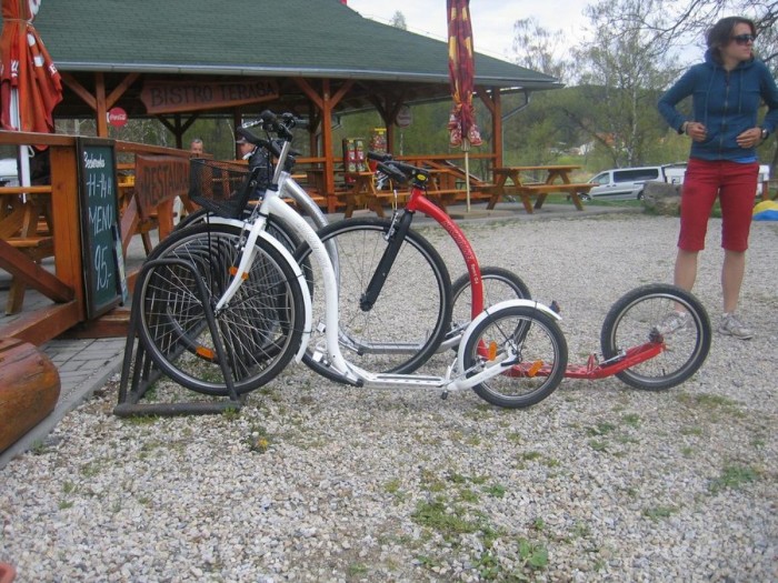 Koloběžky Kickbike  k zapůjčení  - LIPNO CENTRUM FRYMBURK