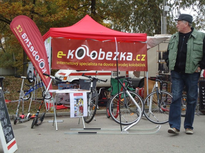 V popředí se pyšní ledoběžka Kickspark