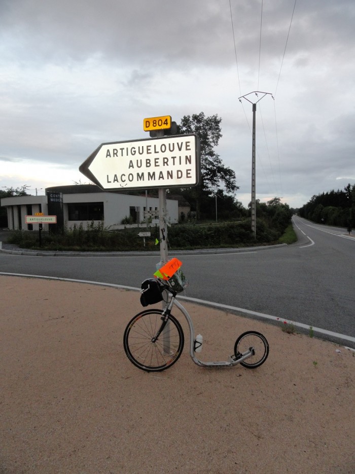 13. etapa Tour de France 2011 na koloběžce - peklo na Col d´Aubisque
