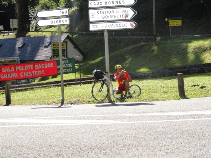 13. etapa Tour de France 2011 na koloběžce - peklo na Col d´Aubisque