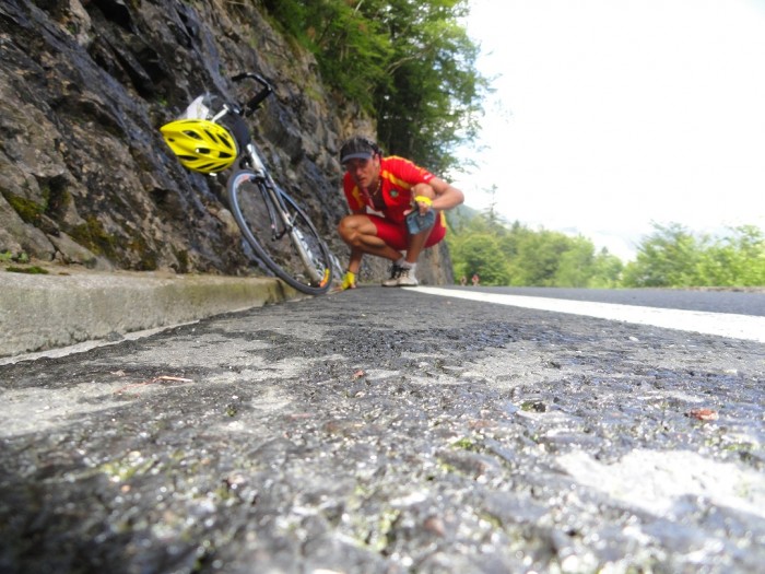 13. etapa Tour de France 2011 na koloběžce - peklo na Col d´Aubisque