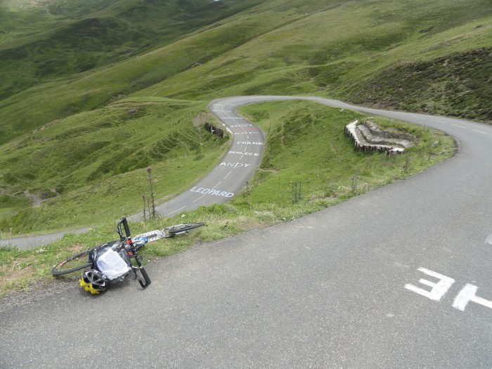 13. etapa Tour de France 2011 na koloběžce - peklo na Col d´Aubisque