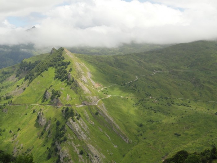 13. etapa Tour de France 2011 na koloběžce - peklo na Col d´Aubisque