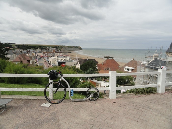 Kickbike v Arromanches