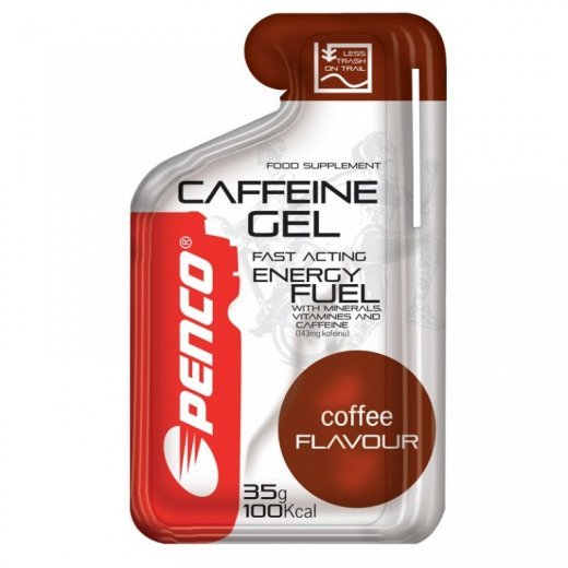 Energetický gel s příchutí kávy